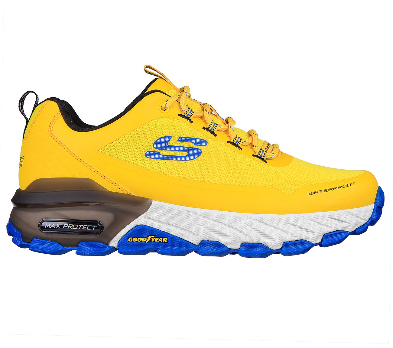 MAX PROTECT- FAST TRACK, YELLOW/BLUE Footwear Right View