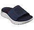 GO WALK FLEX SANDAL, NAVY/RED Footwear Right View