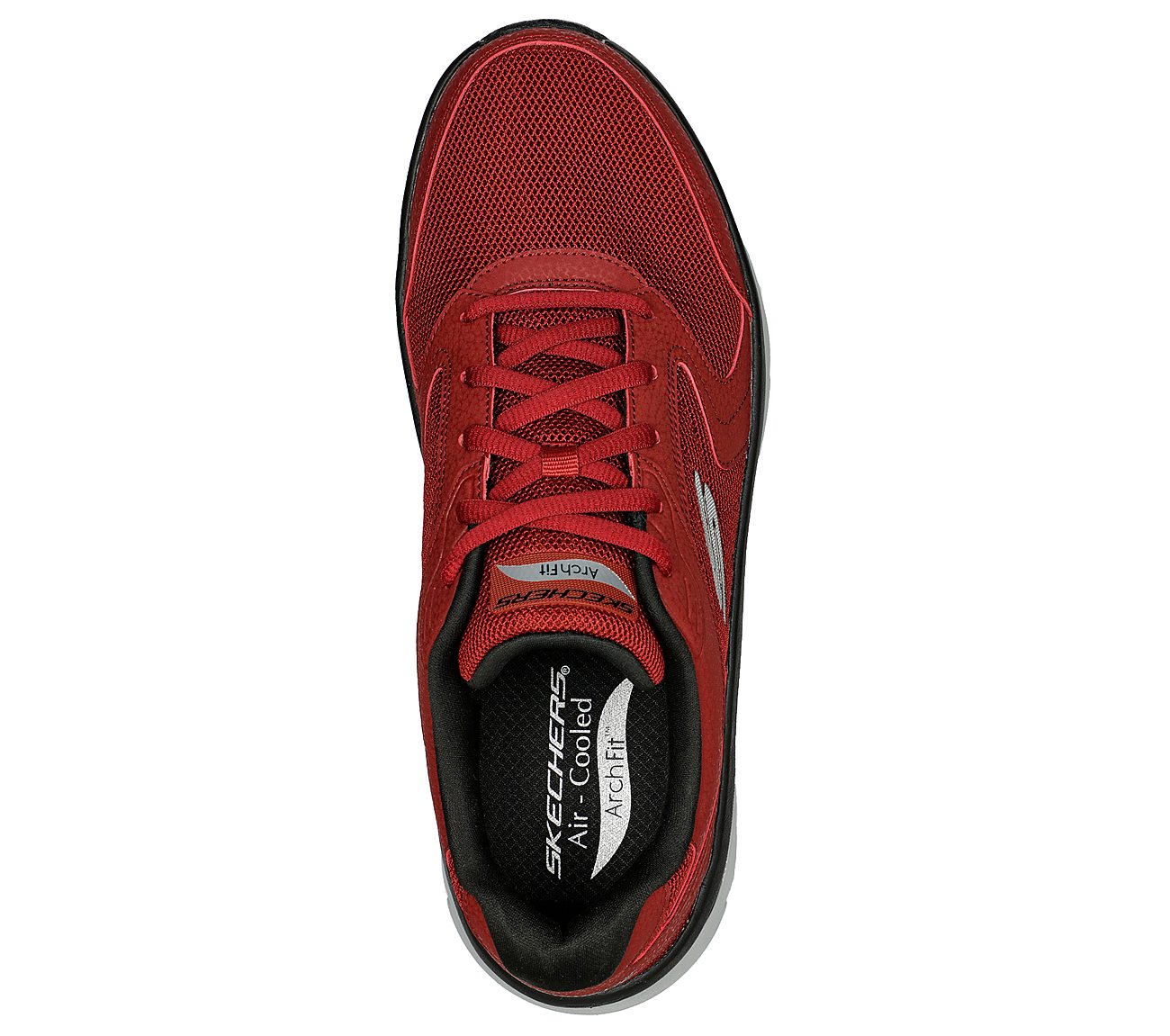 ARCH FIT D'LUX - JUNCTION, BURGUNDY /BLACK Footwear Top View