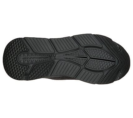 MAX CUSHIONING ELITE-AMPLIFIE, BLACK/LIME Footwear Bottom View