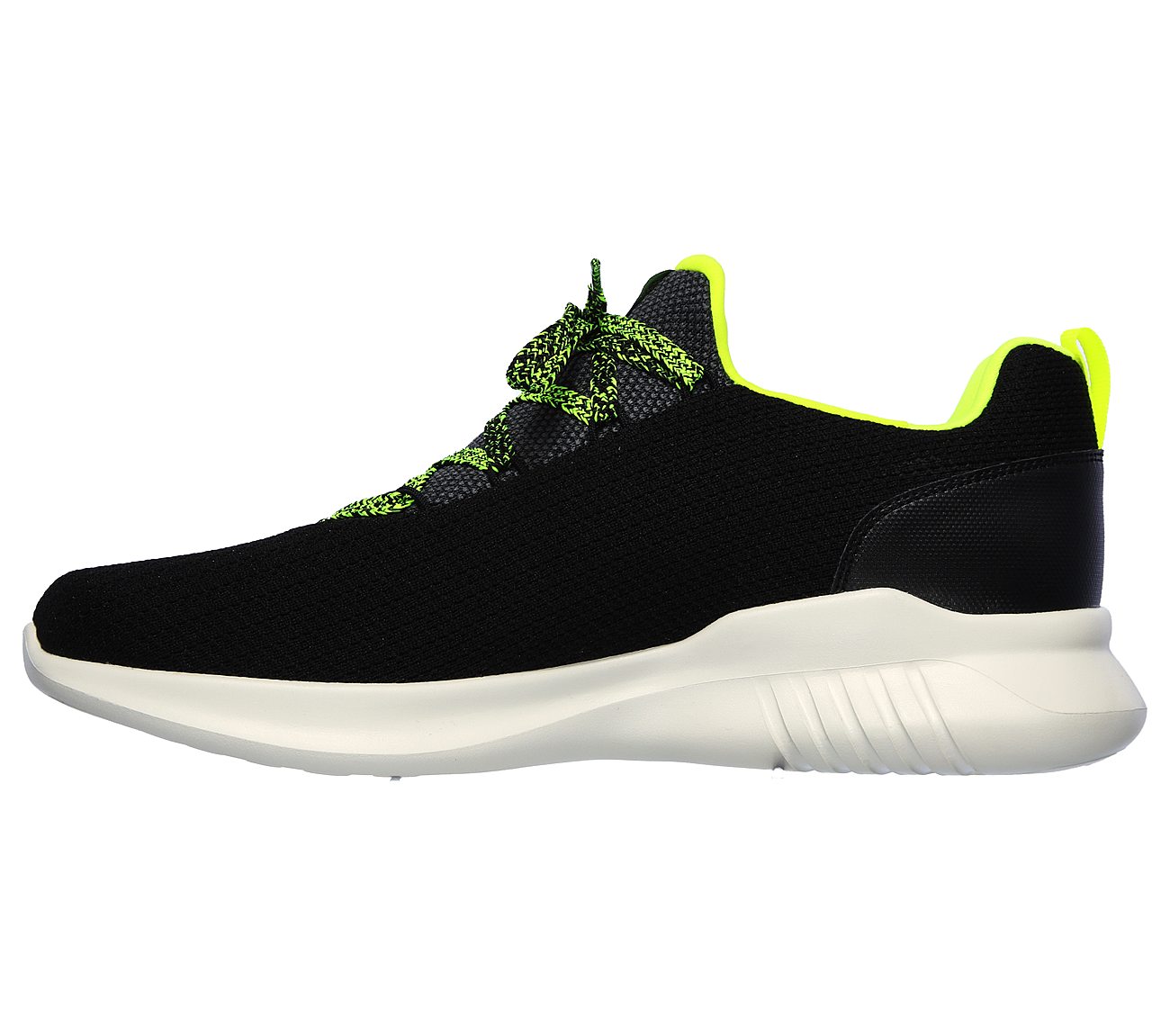 GO RUN MOJO 2.0 - LUCITE, BLACK/LIME Footwear Left View