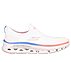 GO RUN GLIDE-STEP FLEX - ZULA, WHITE/MULTI Footwear Lateral View