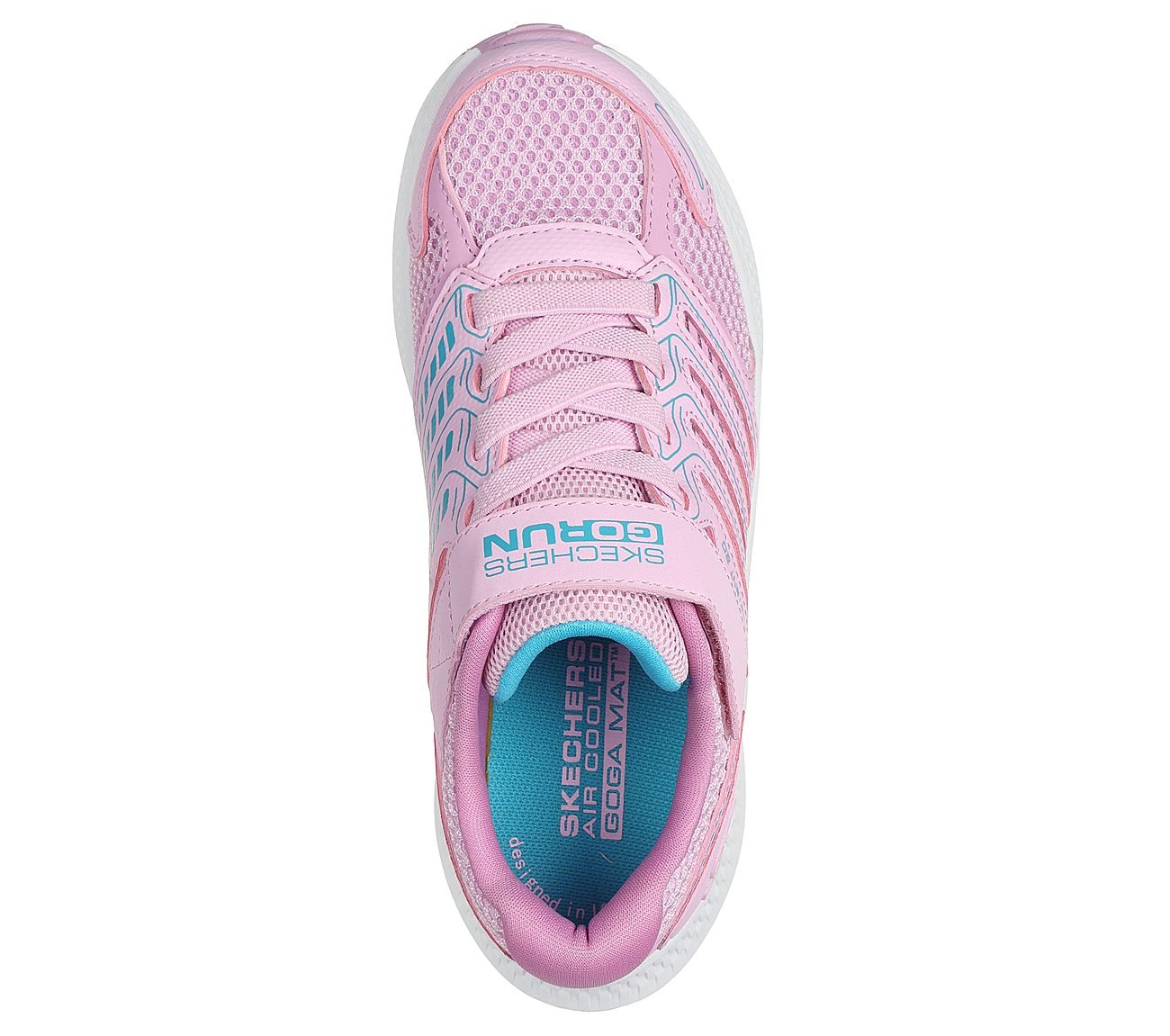 GO RUN CONSISTENT 2.0 - RUNNI, PINK/BLUE Footwear Top View