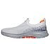 GO WALK 7, GREY/ORANGE Footwear Left View