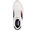 VAPOR FOAM - TROFEE, WHITE/NAVY/RED Footwear Top View