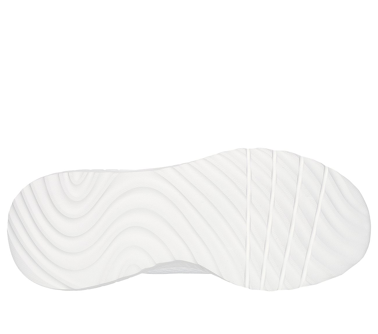 BOBS SQUAD CHAOS-STROKEOFLUCK, OFF WHITE Footwear Bottom View