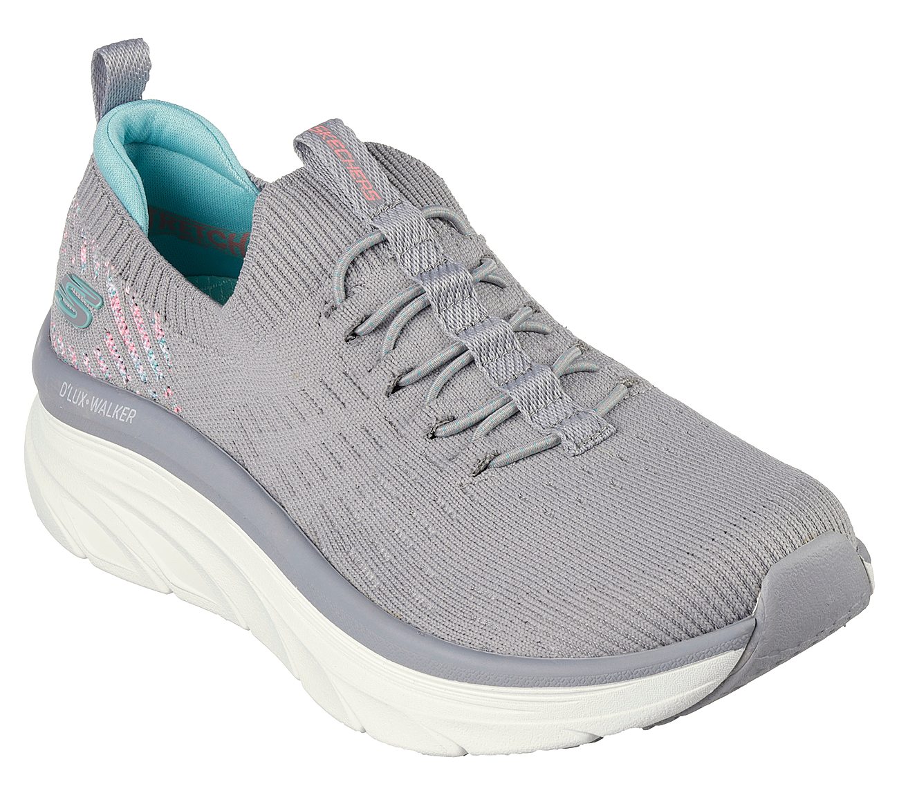 D'LUX WALKER, GREY/MINT Footwear Lateral View