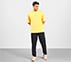 BACK PALM PRINT T-SHIRT, YELLOW/MULTI Apparel Right View