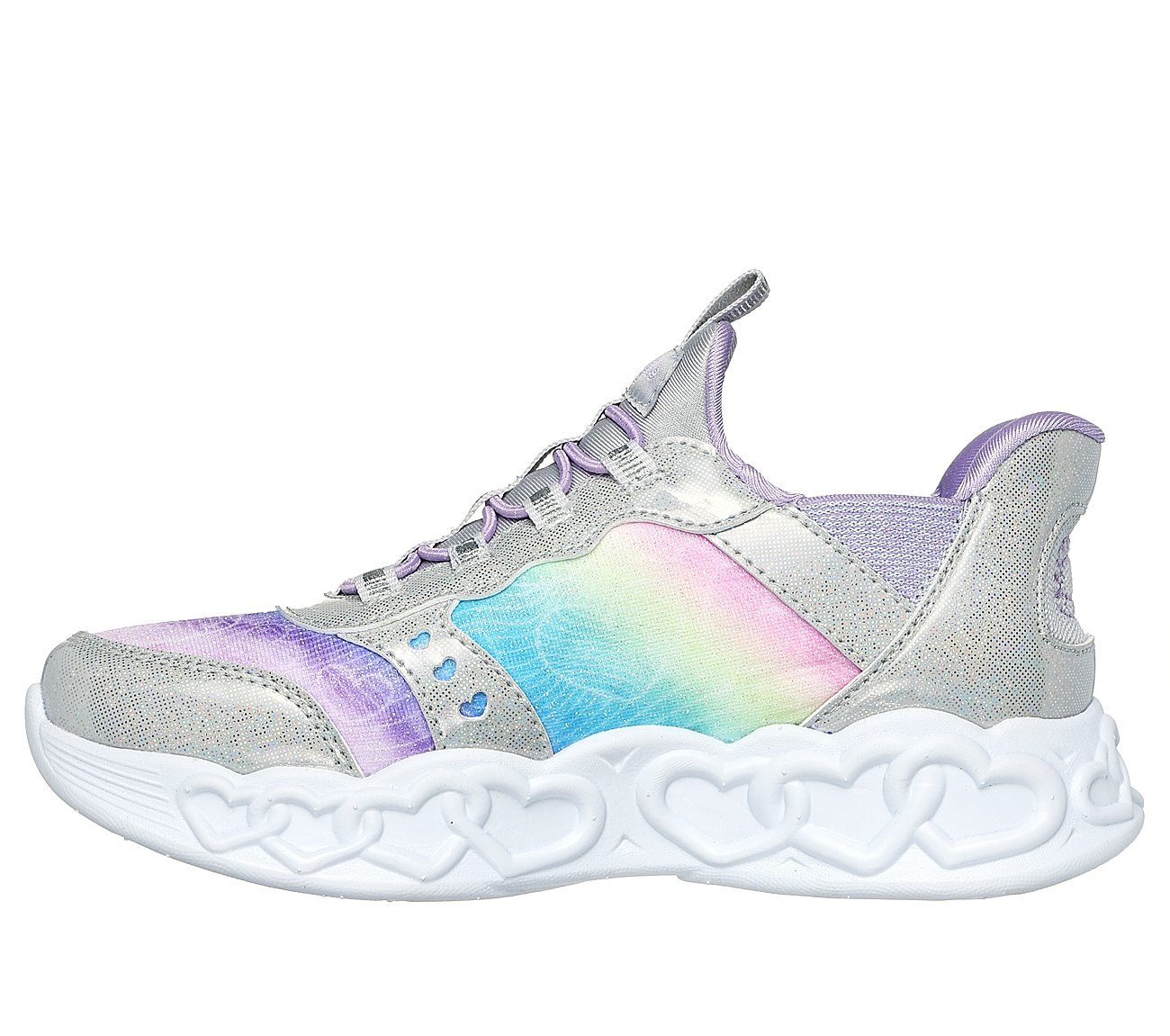 INFINITE HEART LIGHTS - ETERN, SILVER/MULTI Footwear Left View