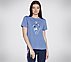 SUMMER ROSE T-SHIRT, PURPLE SILVER Apparel Lateral View