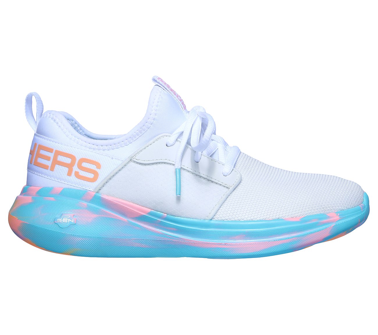 GO RUN FAST - MONTAGE, WHITE/MULTI Footwear Right View