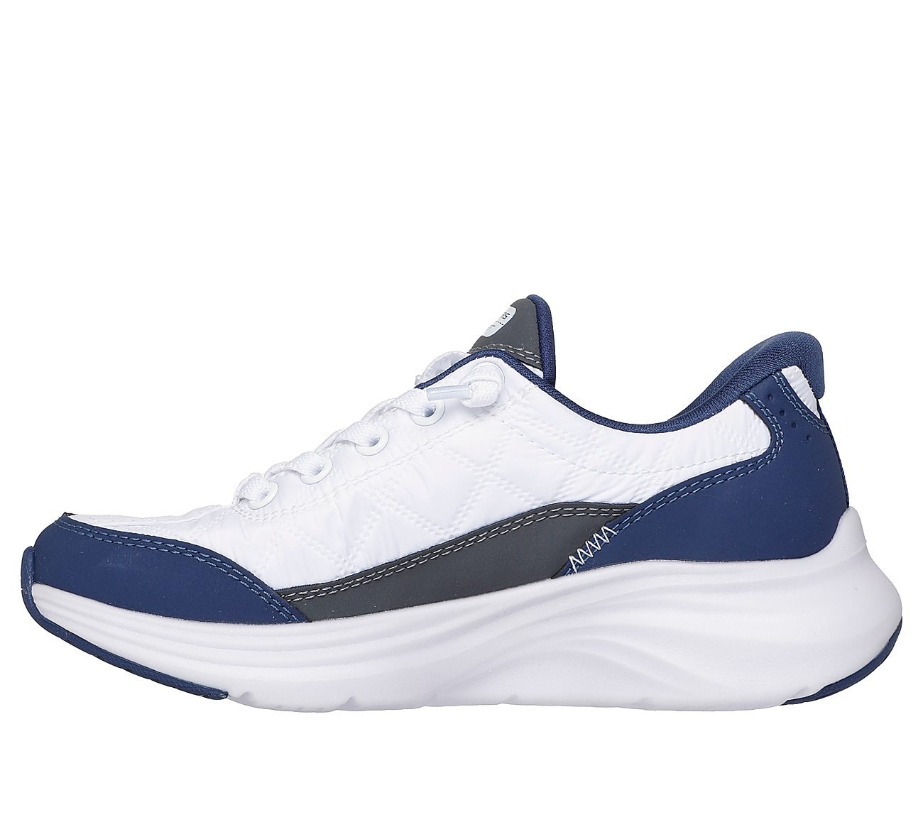 CONTOUR FOAM - COZY FIT, WHITE/NAVY Footwear Left View