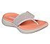 ON-THE-GO 600 - GLOSSY, TAUPE/ORANGE Footwear Lateral View