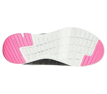 FLEX APPEAL 3.0-STEADY ENERGY, BLACK/PINK Footwear Bottom View