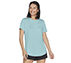 GODRI SWIFT TUNIC TEE, TURQUOISE Apparels Lateral View
