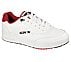 COURT STRIKER, WHITE/RED Footwear Lateral View