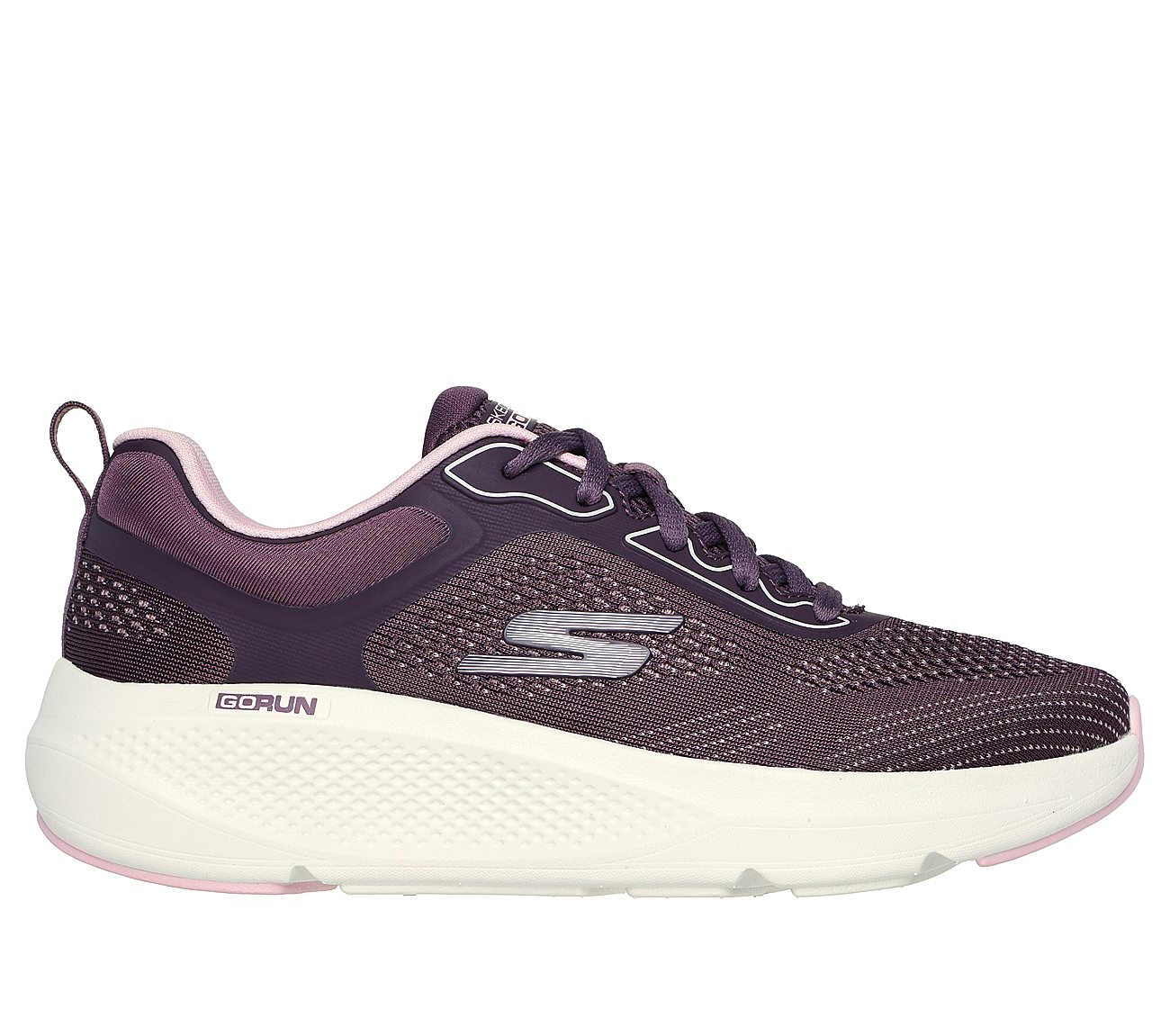 GO RUN ELEVATE - CORRAL, DARK MAUVE Footwear Lateral View