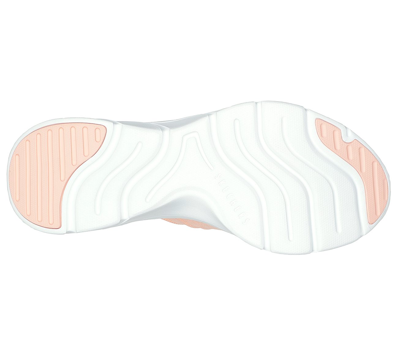 D'LUX COMFORT-GLOW TIME, PEACH Footwear Bottom View