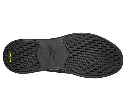 GO WALK STABILITY, BBLACK Footwear Bottom View