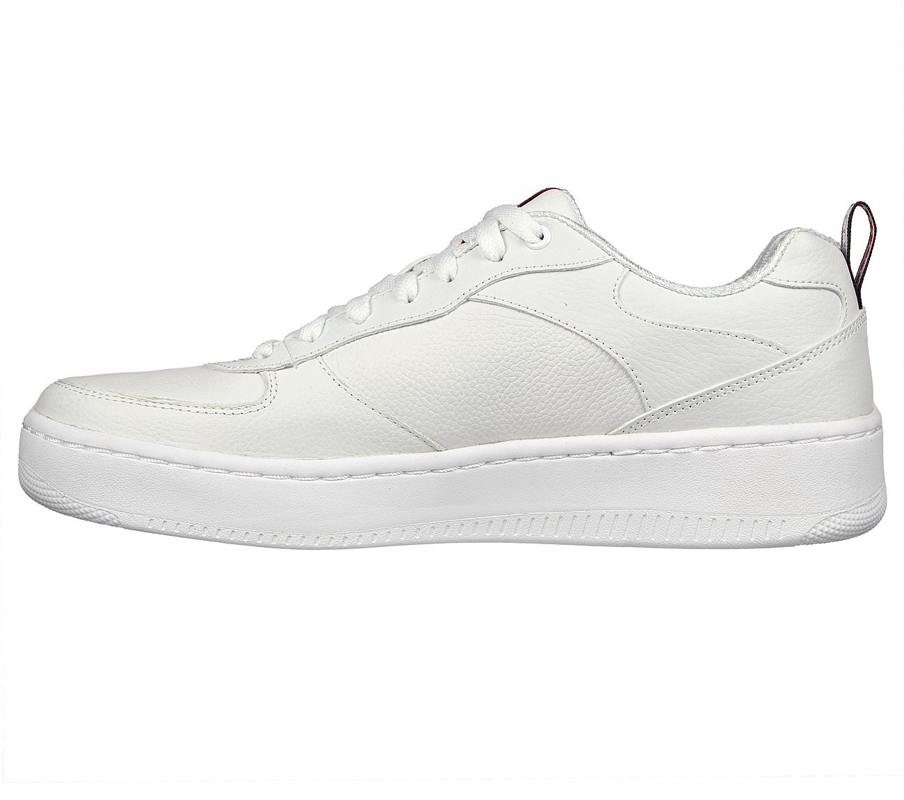 SPORT COURT 92, WHITE/NAVY/RED Footwear Left View