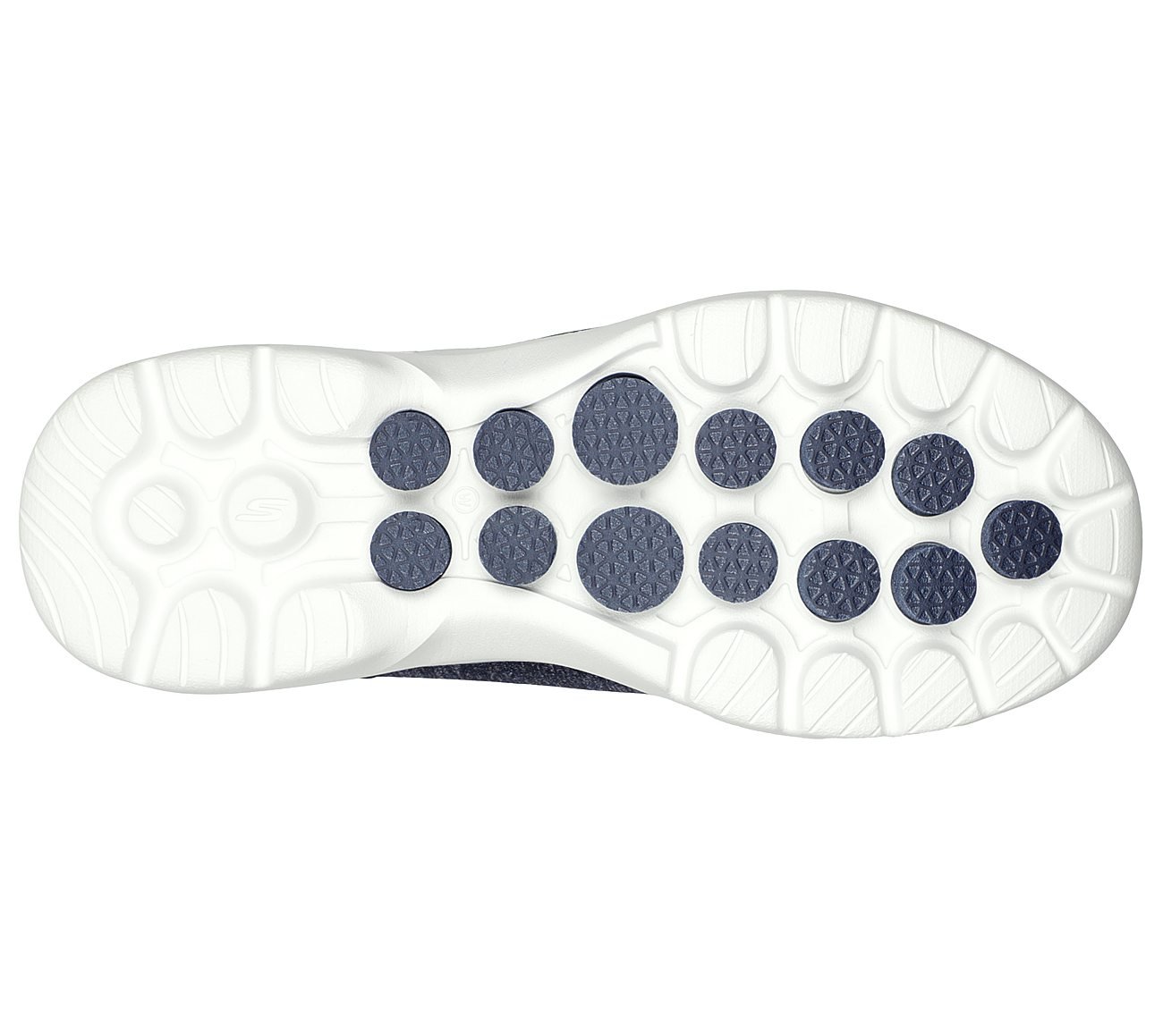 GO WALK 6 - GRAND HORIZON, NAVY/WHITE Footwear Bottom View