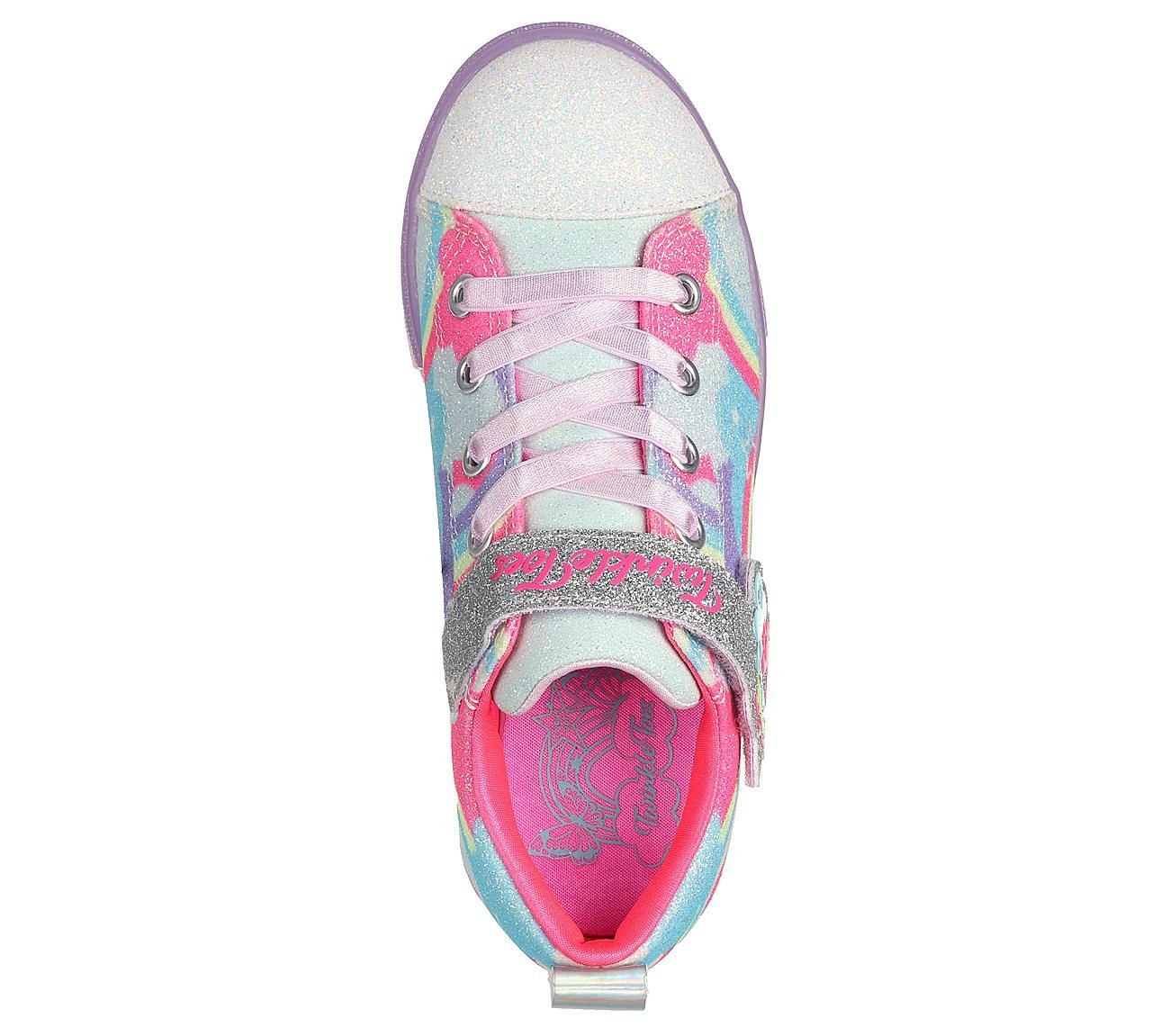TWINKLE TOES: TWINKLE SPARKS ICE 2.0 - SHIMMERING, MULTI Footwear Top View