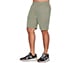 GOKNIT PIQUE 9IN SHORT, LIGHT GREY/GREEN Apparels Left View