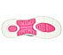 GO WALK ARCH FIT, BLACK/HOT PINK Footwear Bottom View