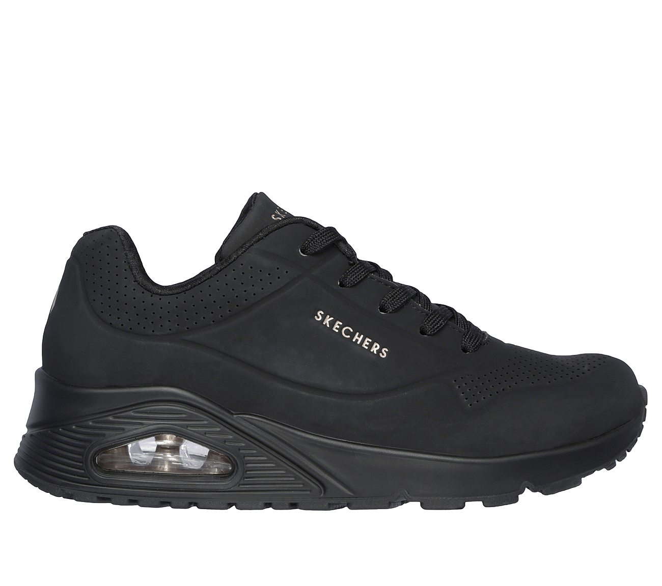 UNO - STAND ON AIR, BBLACK Footwear Lateral View