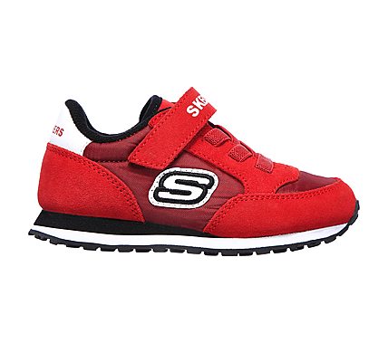 RETRO SNEAKS - GORVOX, RED/BLACK Footwear Right View