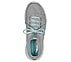 GO WALK ARCH FIT - PEACHY, GREY/BLUE Footwear Top View