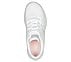 GO WALK 6, WHITE/PINK Footwear Top View
