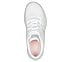 GO WALK 6, WHITE/PINK Footwear Top View