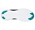 GO RUN 600 - REFINE, BLACK/BLUE Footwear Bottom View