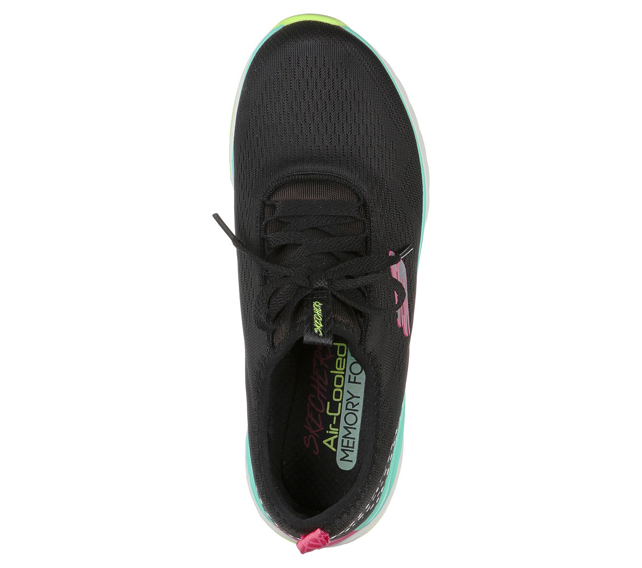 ULTRA GROOVE-QUICK ADVANTAGE, BLACK/MULTI Footwear Top View