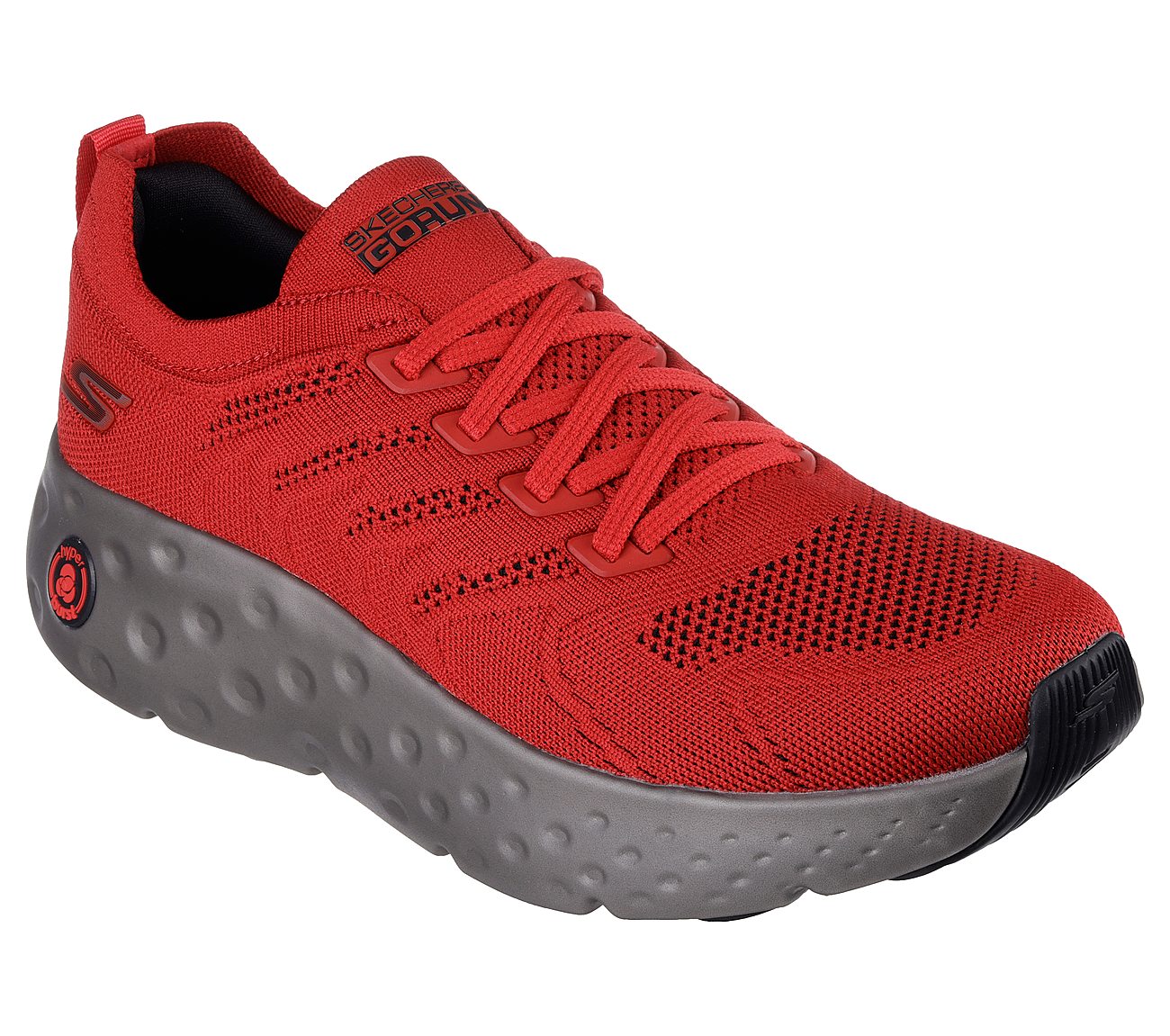 MAX CUSHIONING HYPER CRAZE, RED/BLACK Footwear Right View