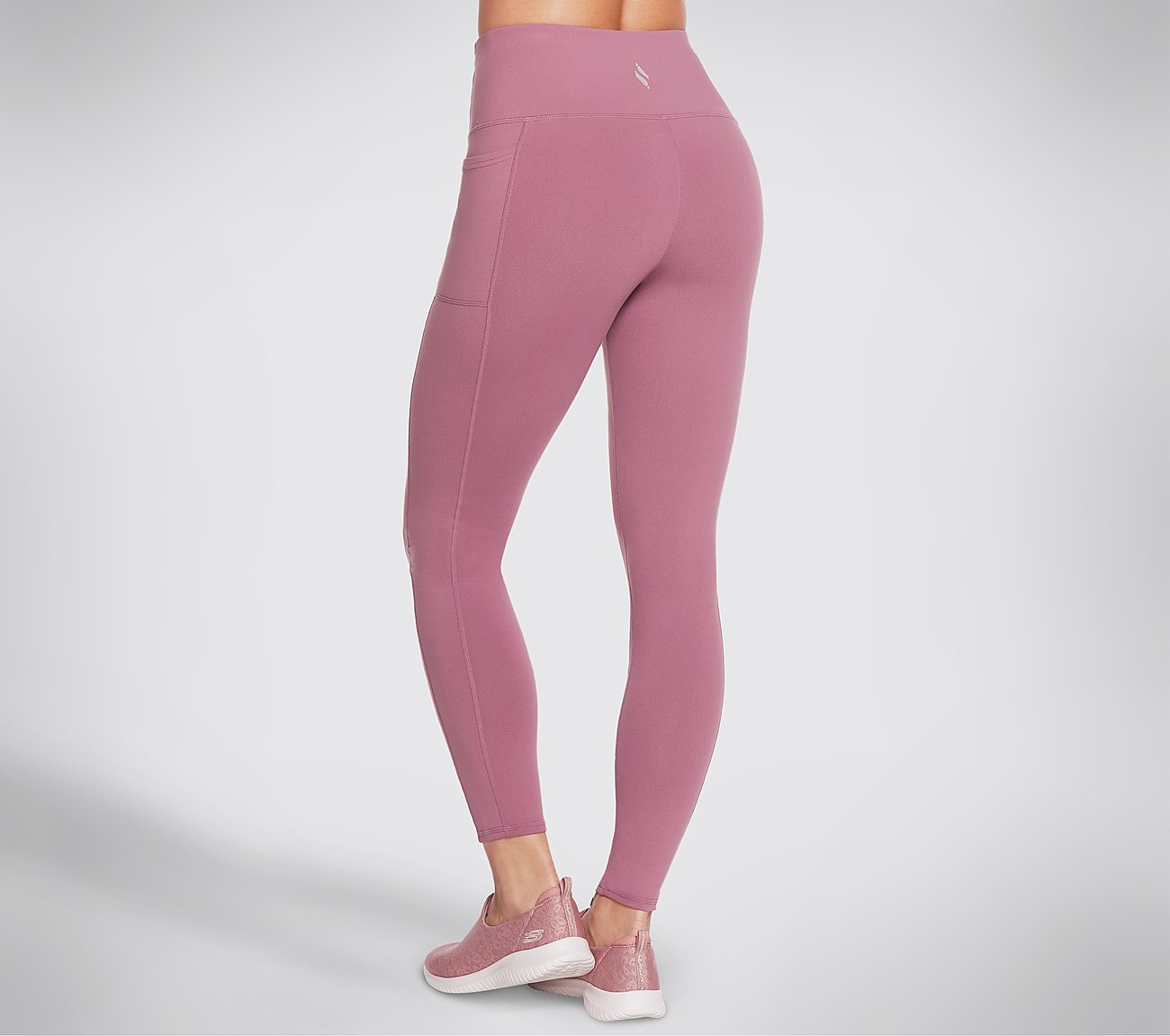 GOWALK HW LEGGING II, DARK MAUVE Apparels Top View