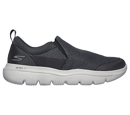 GO WALK EVOLUTION ULTRA-IMPEC, CCHARCOAL Footwear Right View
