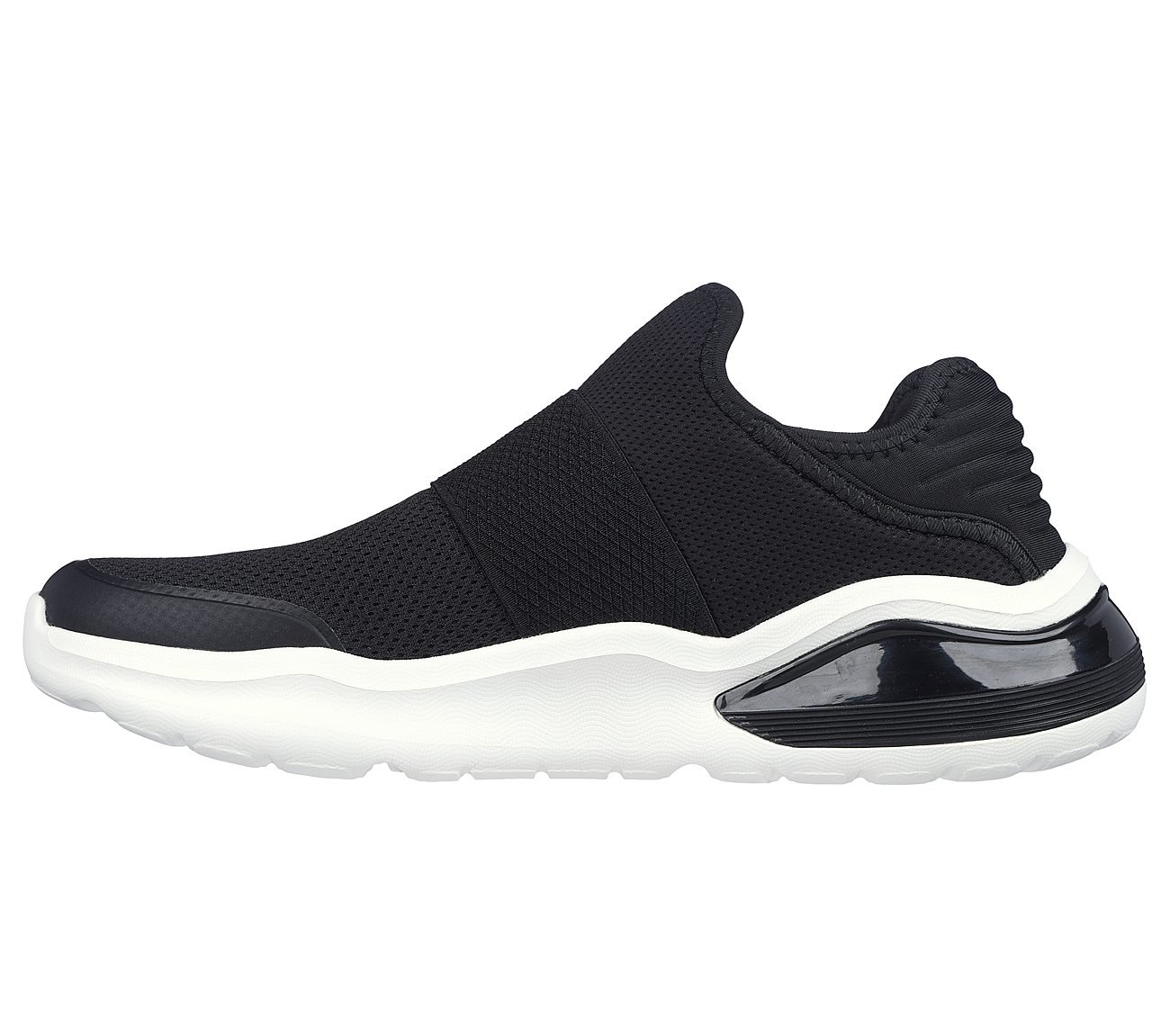 AIR CUSHIONING, BLACK/WHITE Footwear Left View