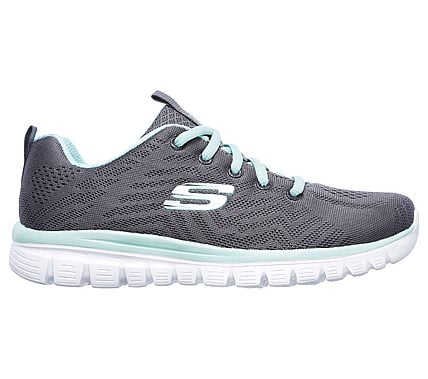 GRACEFUL-GET CONNECTED, CHARCOAL/GREEN Footwear Right View