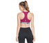 GOFLEX JACQUARD BRA, MAGENTA Apparels Top View