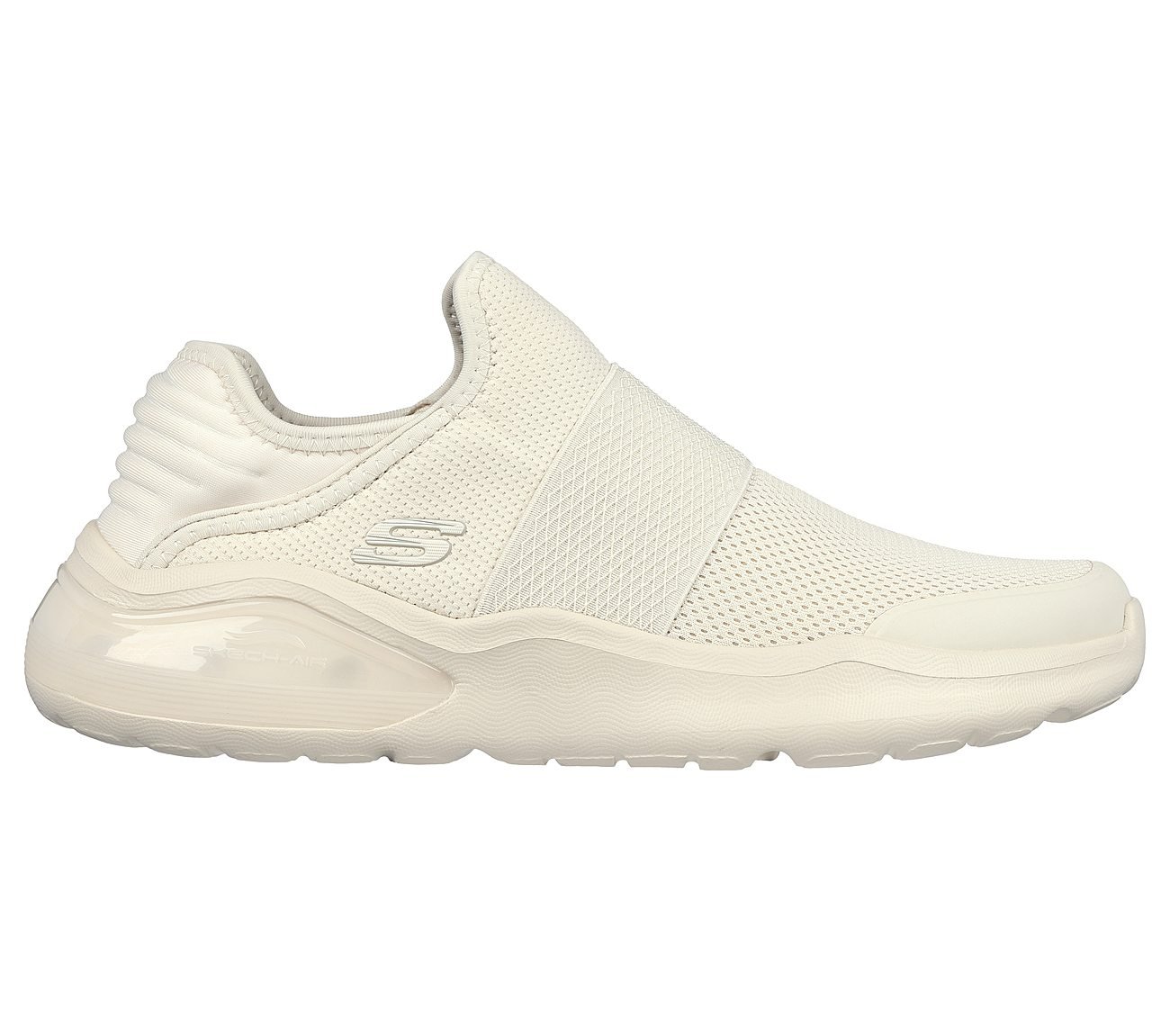 AIR CUSHIONING, OFF WHITE Footwear Lateral View