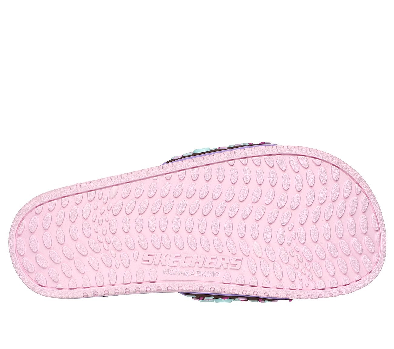 GAMBIX III - SWEET SLIDES, LAVENDER/PINK Footwear Bottom View