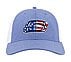 DIAMOND MESH BASEBALL HAT, NATURAL/NAVY