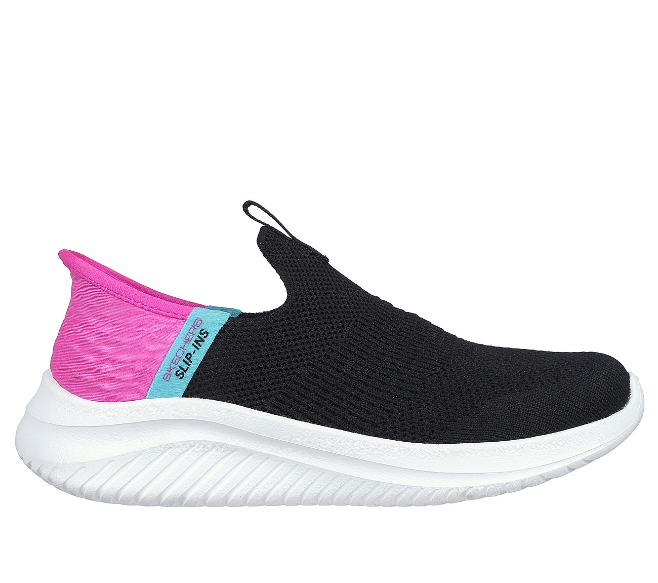 ULTRA FLEX 3.0 - FRESH TIME, BLACK/PINK Footwear Lateral View
