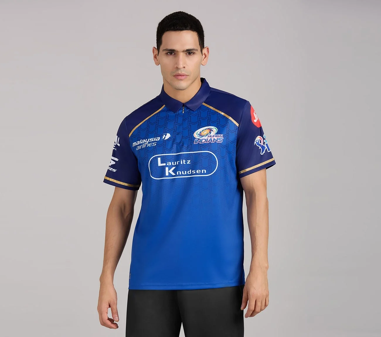 MUMBAI INDIANS IPL MEN'S FAN JERSEY 2026, ROYAL/NAVY/LIME