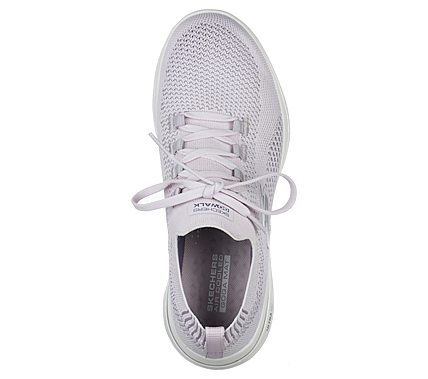 GO WALK 5 - UPRISE, LAVENDER Footwear Top View