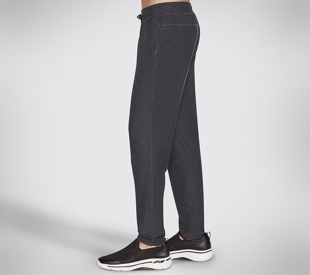 SKECHKNITS ULTRA GO LITE TAPE, BLACK/CHARCOAL Apparel Bottom View