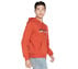 SKX WARM UP PULLOVER HOODIE, ORANGE/BROWN Apparels Lateral View
