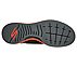 GO RUN PULSE -, BLACK/ORANGE Footwear Bottom View